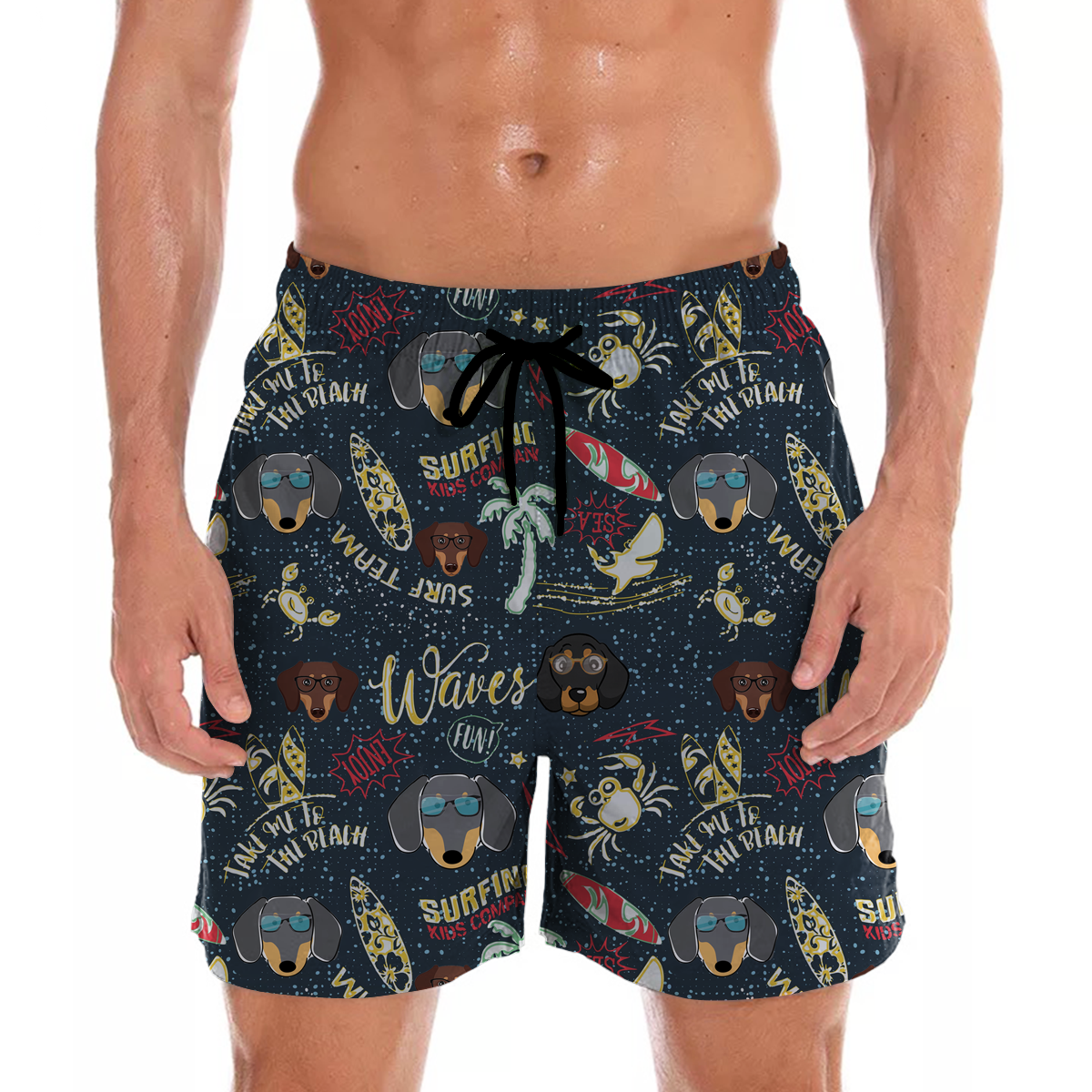 Dachshund - Aloha Hawaiian Shorts V2