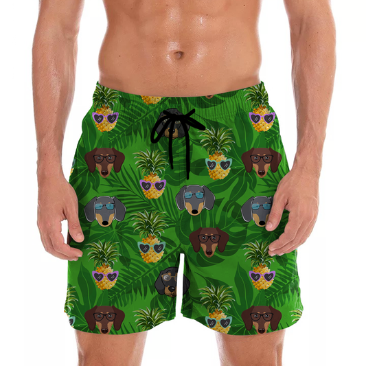 Dachshund - Aloha Hawaiian Shorts V3