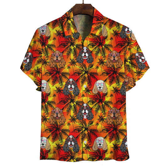 Aloha Hawaiian English Cocker Spaniel Shirt V2