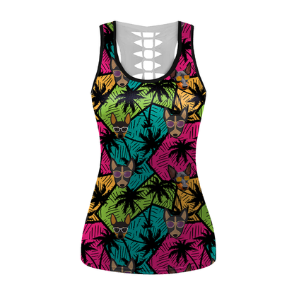 Aloha Hawaiian English Toy Terrier Débardeur V1