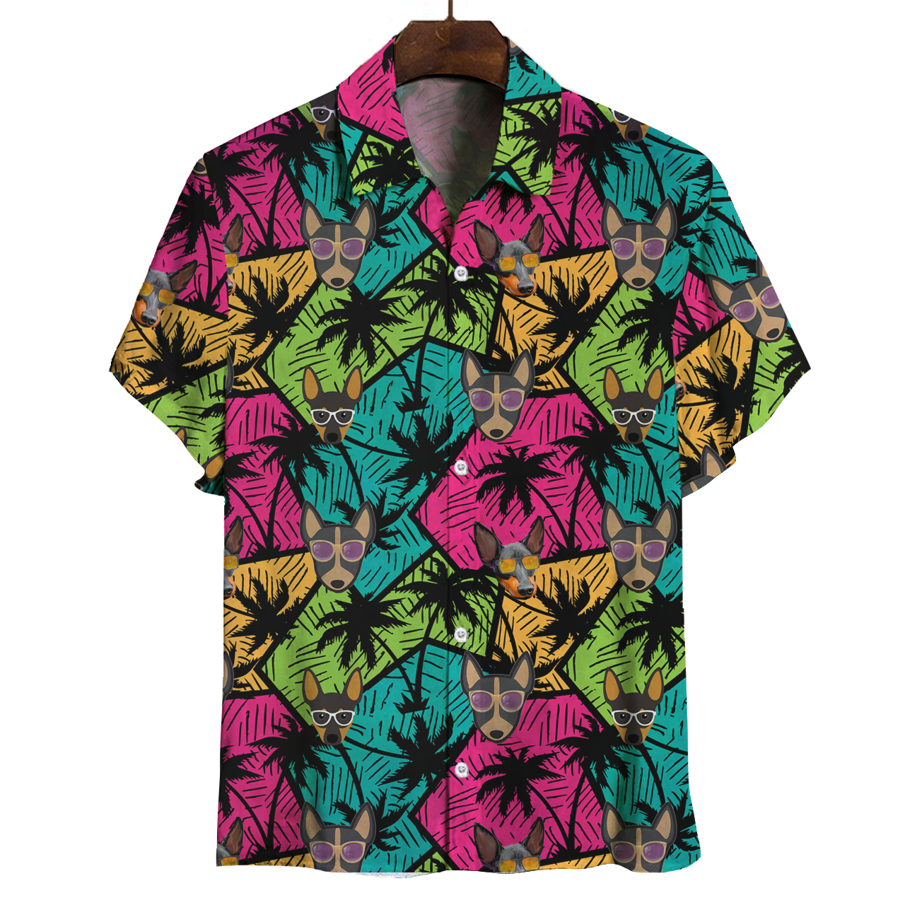 Aloha Hawaiian English Toy Terrier Shirt V1