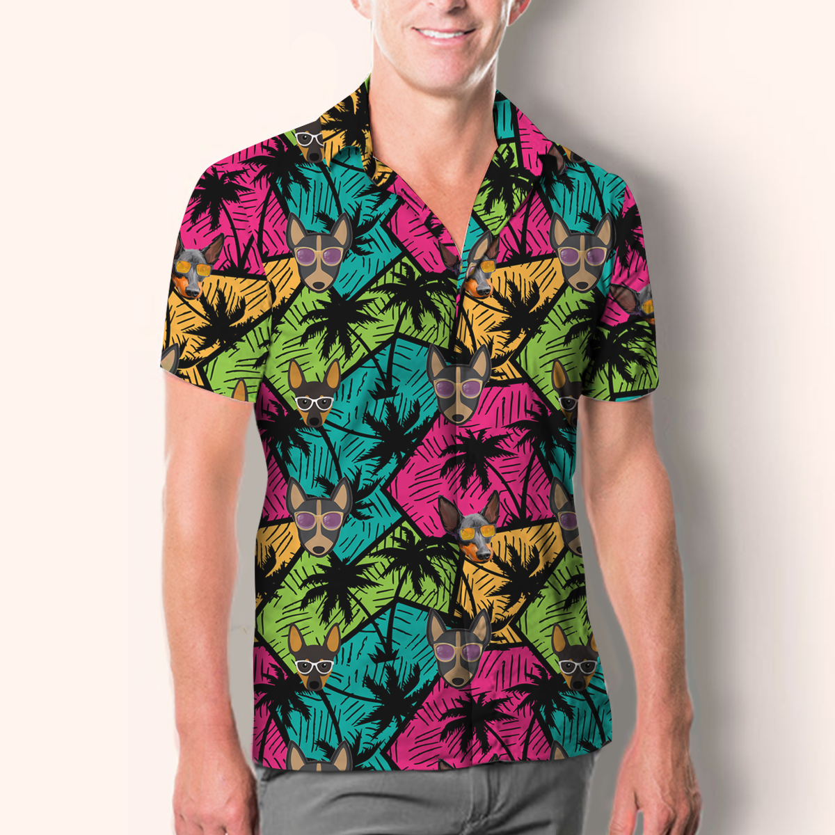 Aloha Hawaiian English Toy Terrier Shirt V1