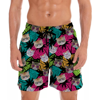 Exotic Cat - Aloha Hawaiian Shorts V1
