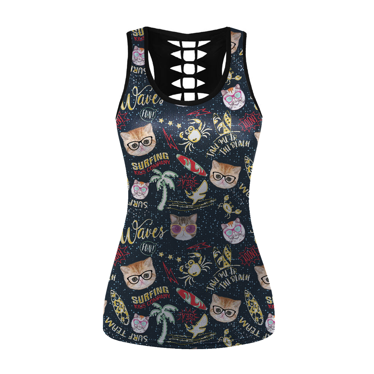 Aloha Hawaiian Exotic Cat Tank Top V2