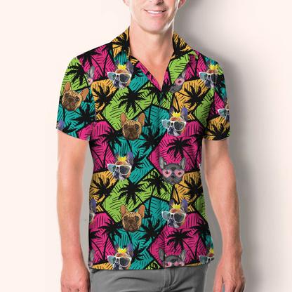 Aloha Hawaiian French Bulldog Shirt V1