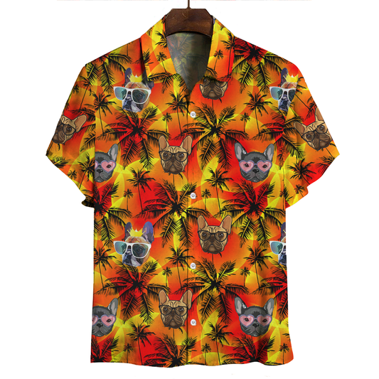 Aloha Hawaiian French Bulldog Shirt V3