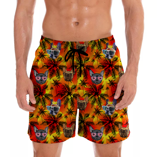 French Bulldog - Aloha Hawaiian Shorts V3
