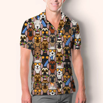 Aloha Hawaiianisches Schäferhund-Shirt V1