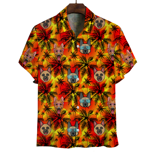 Aloha Hawaiianisches Schäferhund-Shirt V4