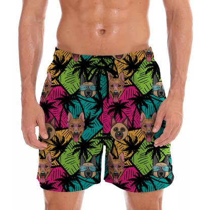 German Shepherd - Aloha Hawaiian Shorts V3