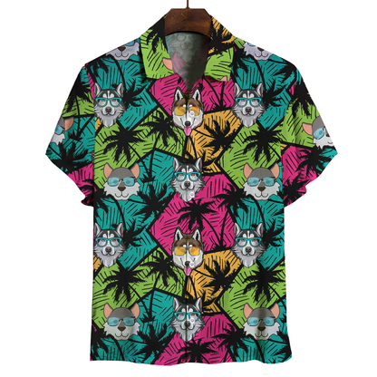 Chemise Husky hawaïenne Aloha V1