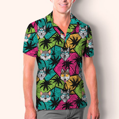 Chemise Husky hawaïenne Aloha V1