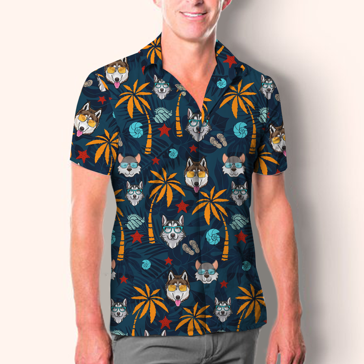 Chemise Husky hawaïenne Aloha V2