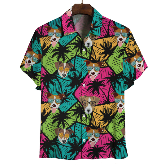 Aloha Hawaiian Jack Russell Terrier Shirt V3