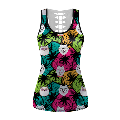 Aloha Hawaiianisches japanisches Spitz Tank Top V1