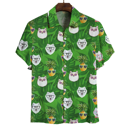 Aloha Hawaiian Japanese Spitz Shirt V2