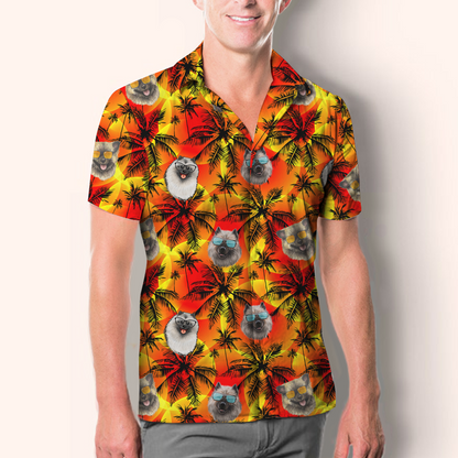 Aloha Hawaiian Keeshond Shirt V2