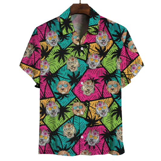 Aloha Hawaiian Labradoodle Shirt V2