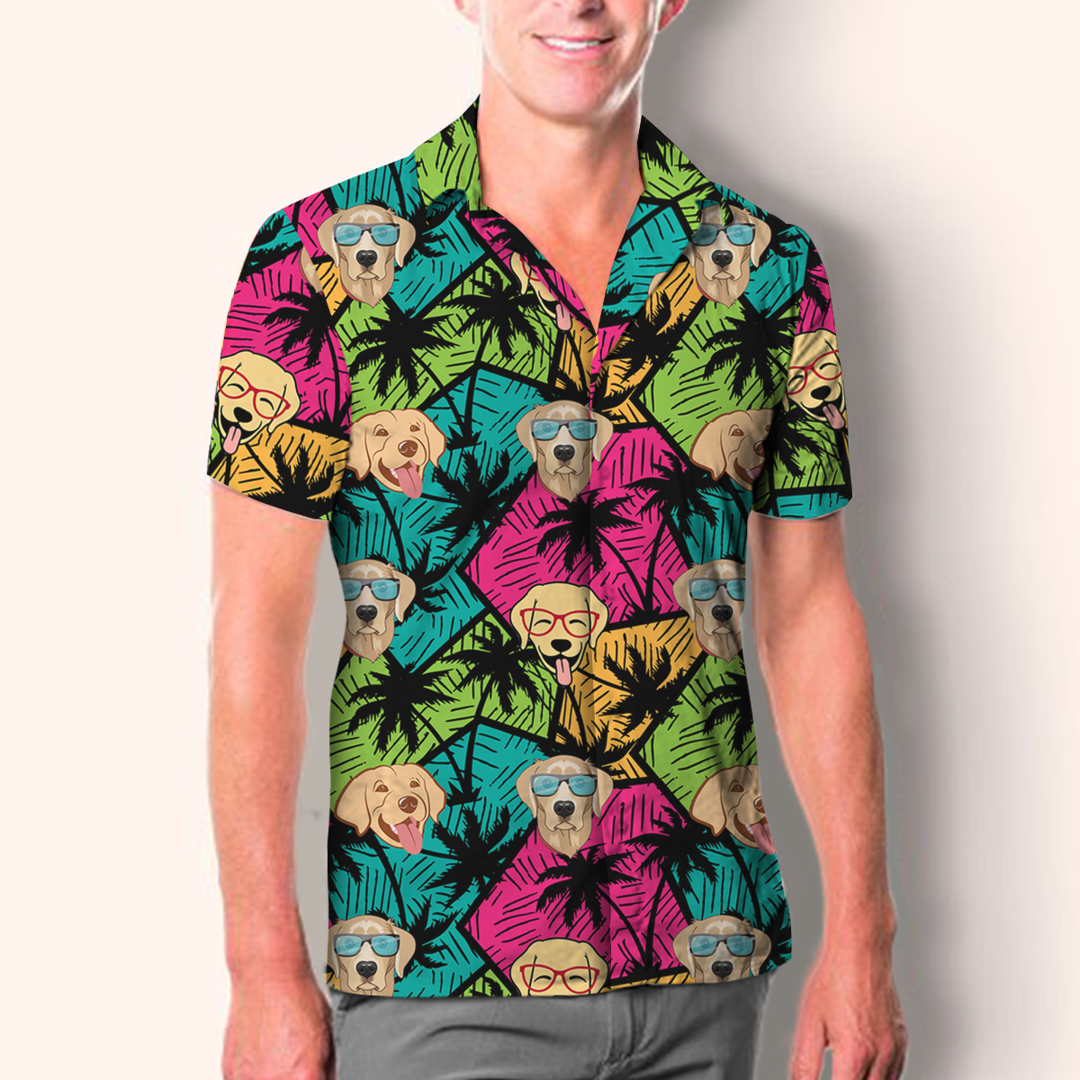 Aloha Hawaiian Labrador Shirt V1