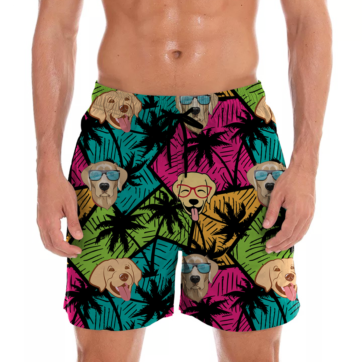 Labrador - Aloha Hawaii-Shorts V1