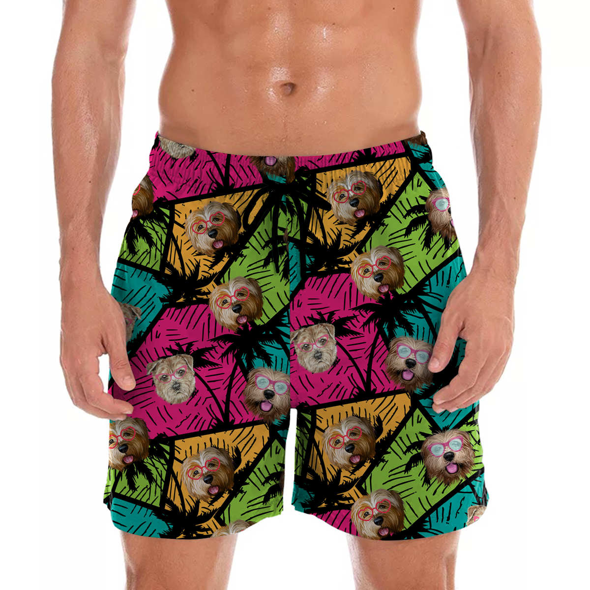 Norfolk Terrier - Aloha Hawaii-Shorts V1