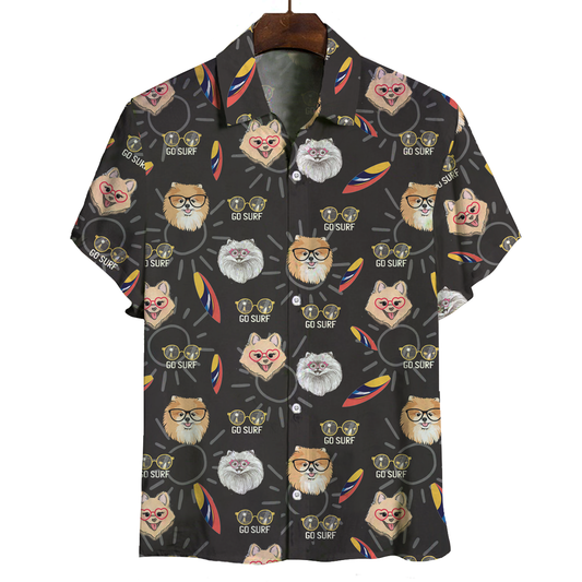 Aloha Hawaiian Pomeranian Shirt V1