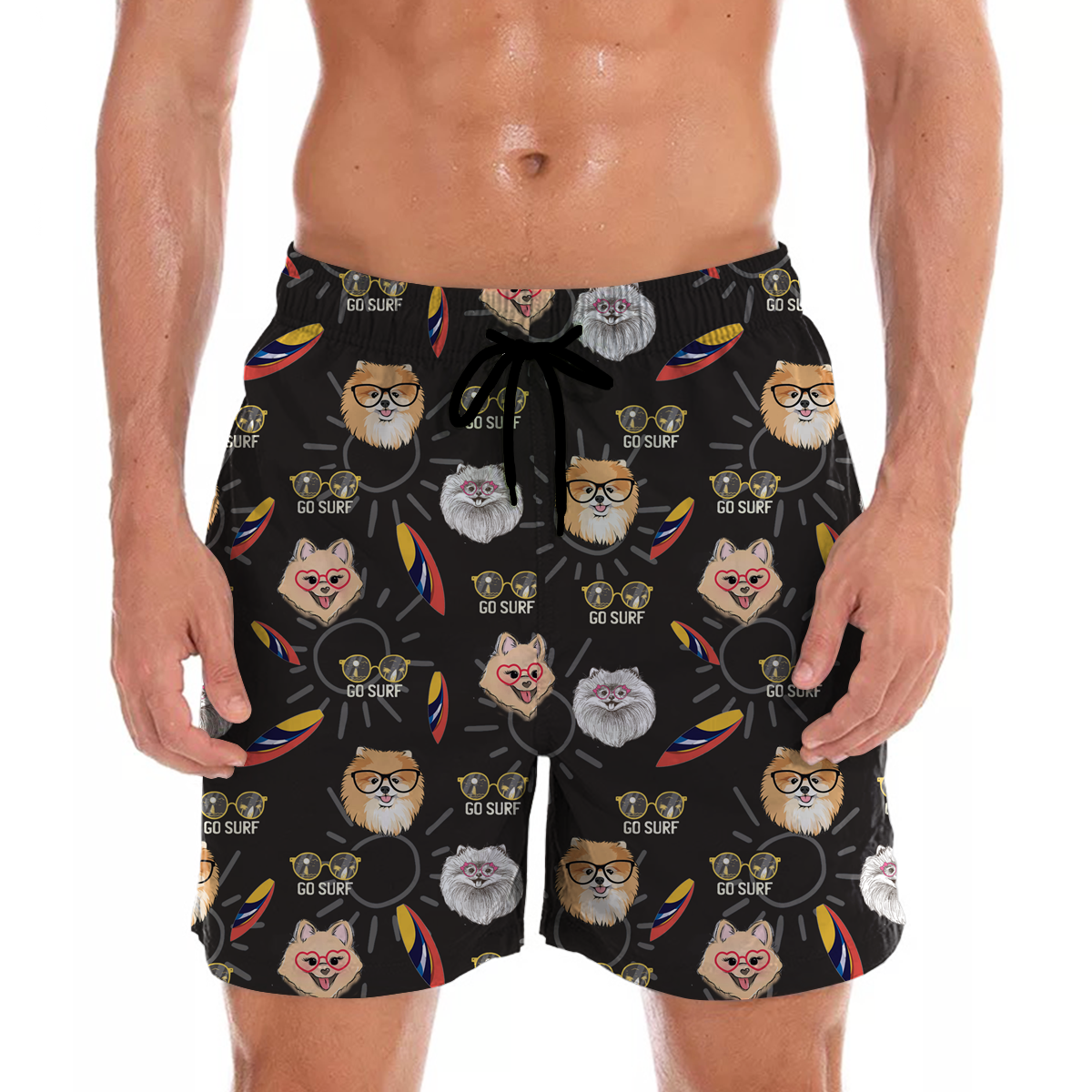 Pomeranian - Aloha Hawaii-Shorts V1