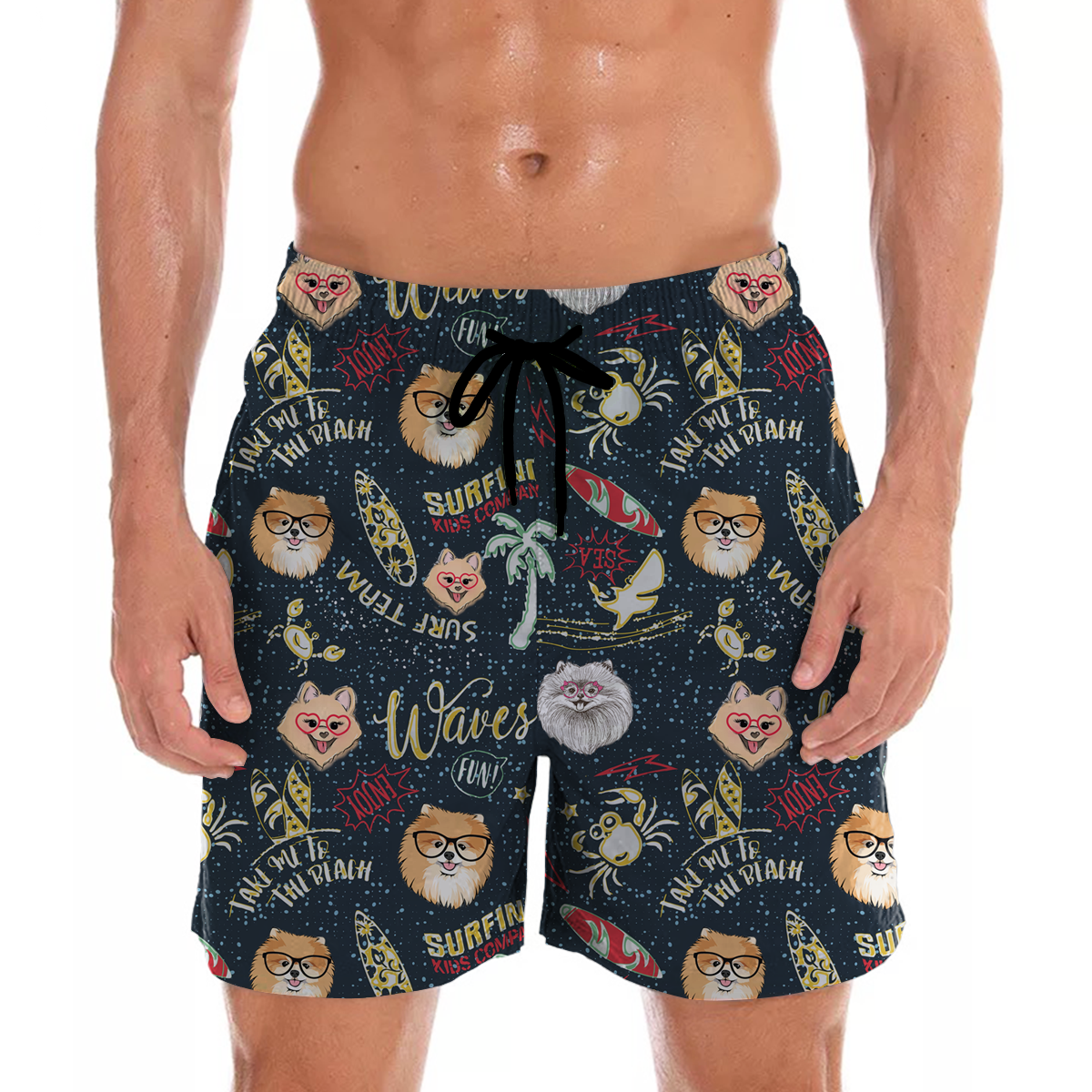 Pomeranian - Aloha Hawaiian Shorts V2