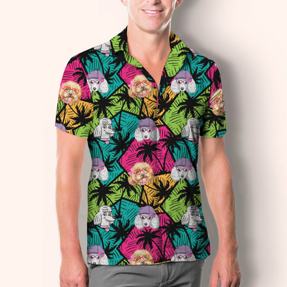 Aloha Hawaiian Poodle Shirt V1