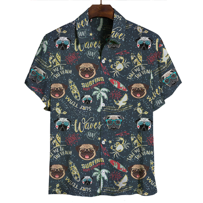 Aloha Hawaii-Mops-Shirt V3