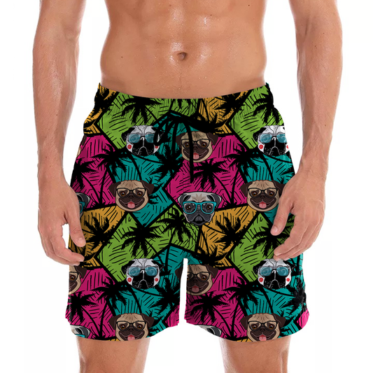 Pug - Aloha Hawaiian Shorts V1