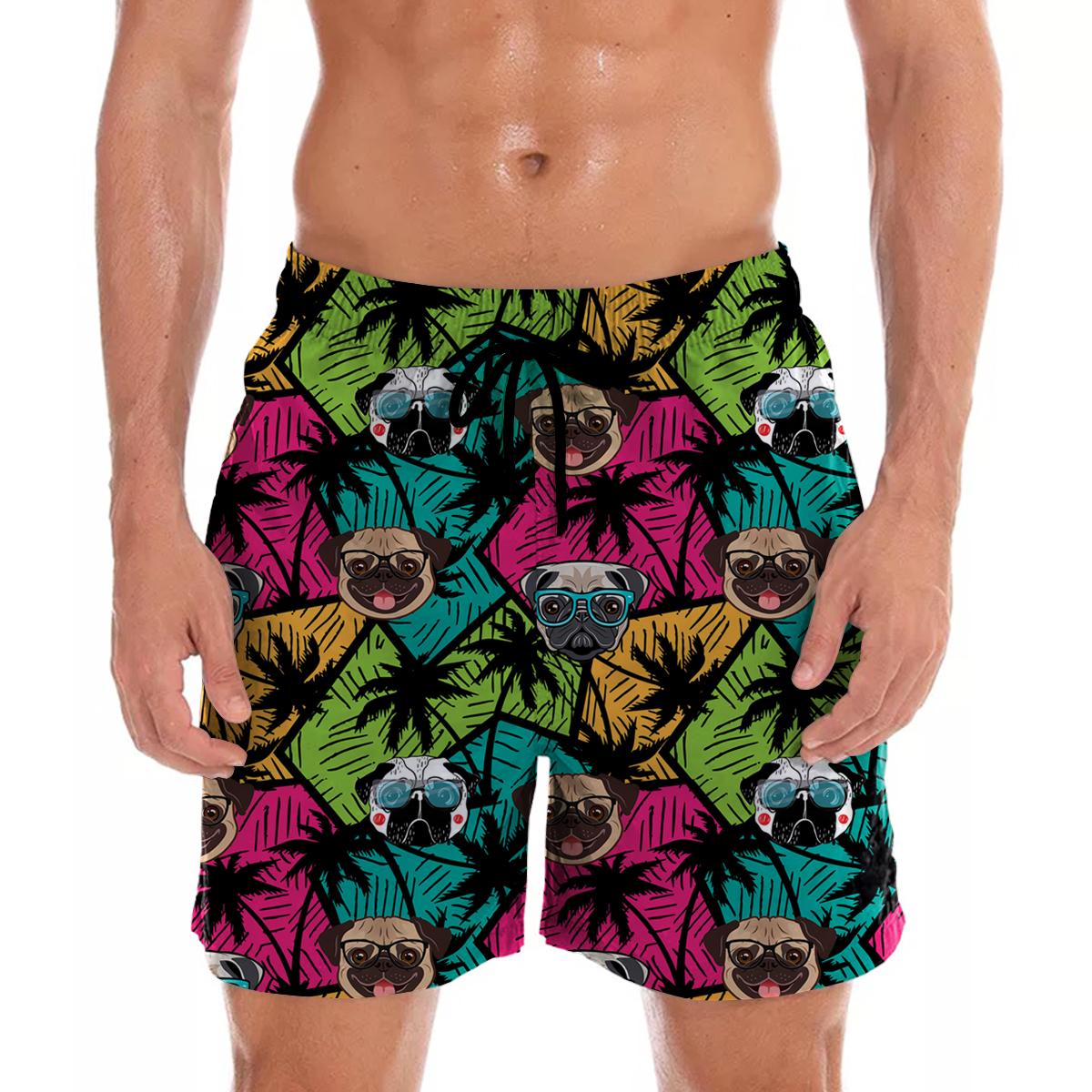 Carlin - Short hawaïen Aloha V1