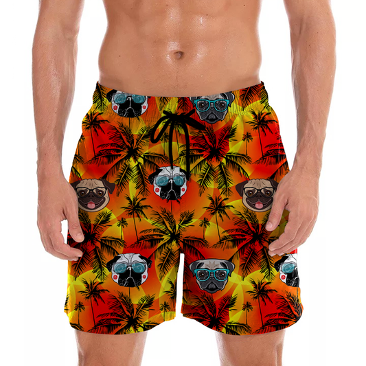 Pug - Aloha Hawaiian Shorts V2