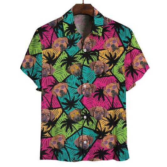 Aloha Hawaiian Rhodesian Ridgeback Shirt V1