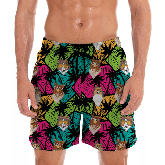 Shetland Sheepdog  - Aloha Hawaiian Shorts V1