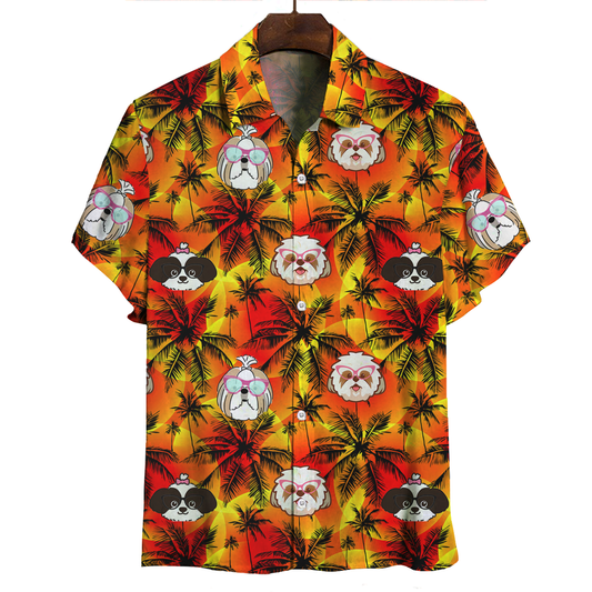 Aloha Hawaiian Shih Tzu Shirt V2