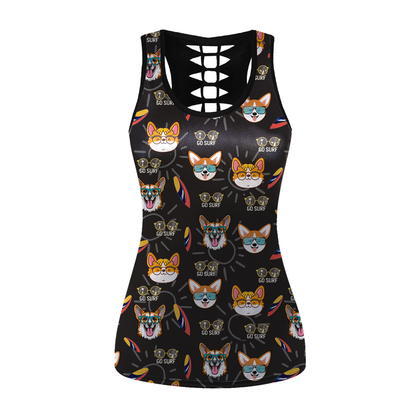 Aloha Hawaiian Welsh Corgi Tank Top V2