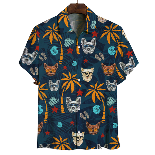 Aloha Hawaiian Yorkshire Terrier Shirt V3