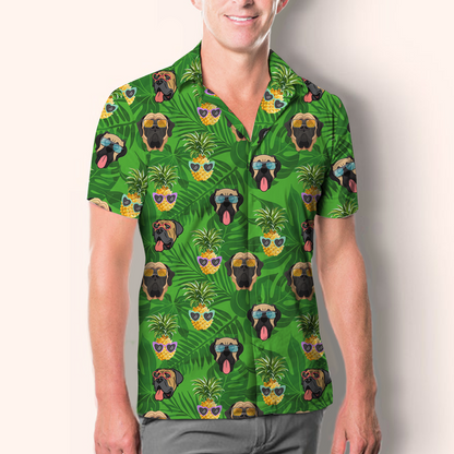 Chemise Mastiff anglais hawaïen Aloha V3