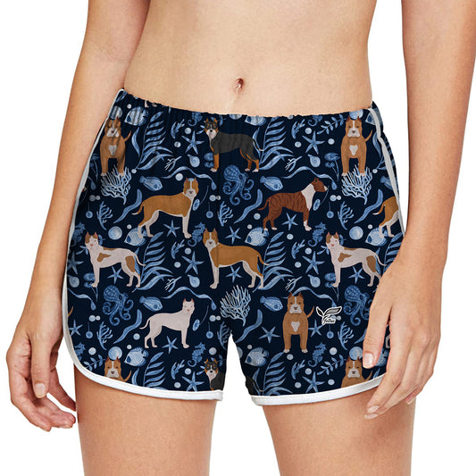 American Staffordshire Terrier - Colorful Women's Running Shorts V3