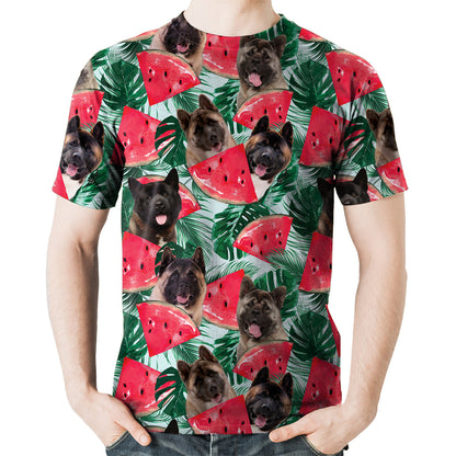 American Akita - Hawaiian T-Shirt V1