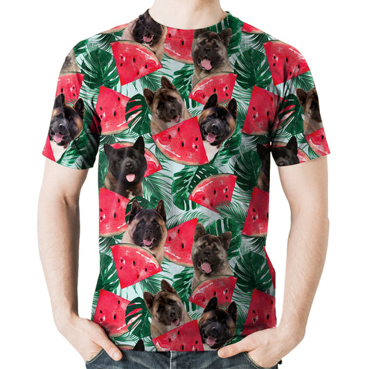 Amerikanischer Akita - Hawaii-T-Shirt V1