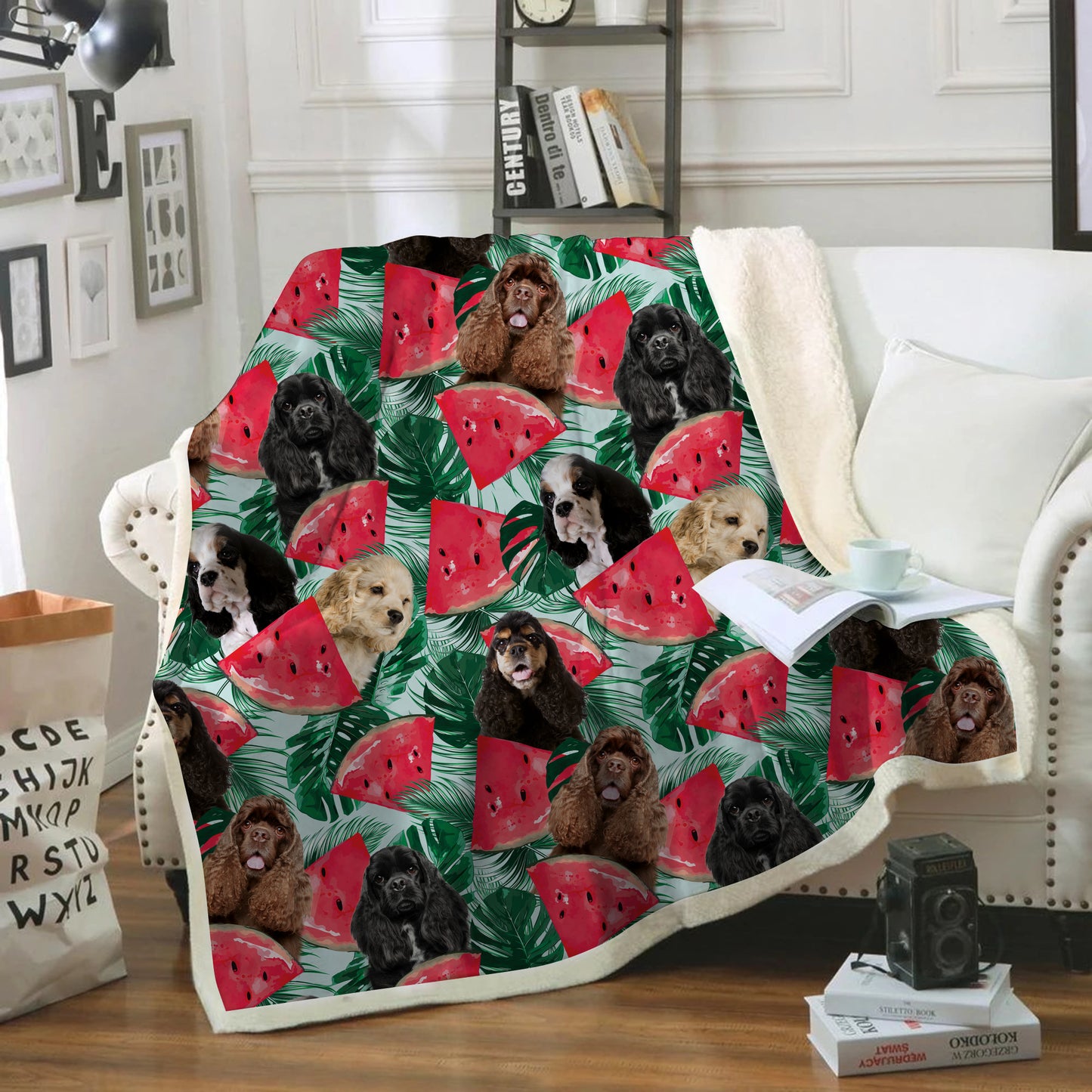 Cocker américain - Couverture colorée V2