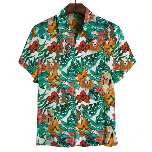 American Cocker Spaniel - Hawaiian Shirt V1