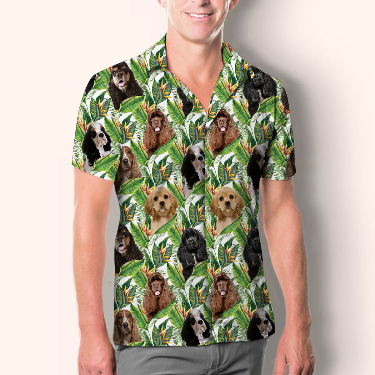 American Cocker Spaniel - Hawaiian Shirt V3