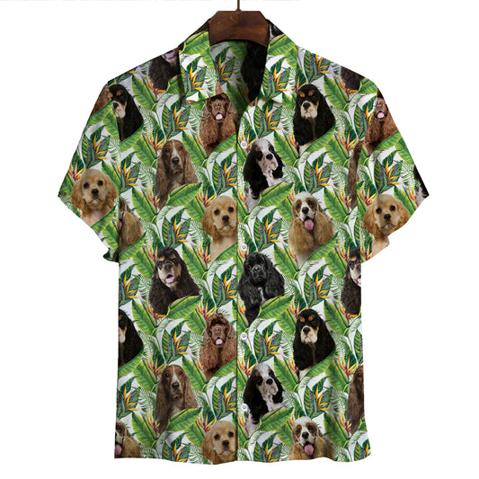 American Cocker Spaniel - Hawaiian Shirt V3
