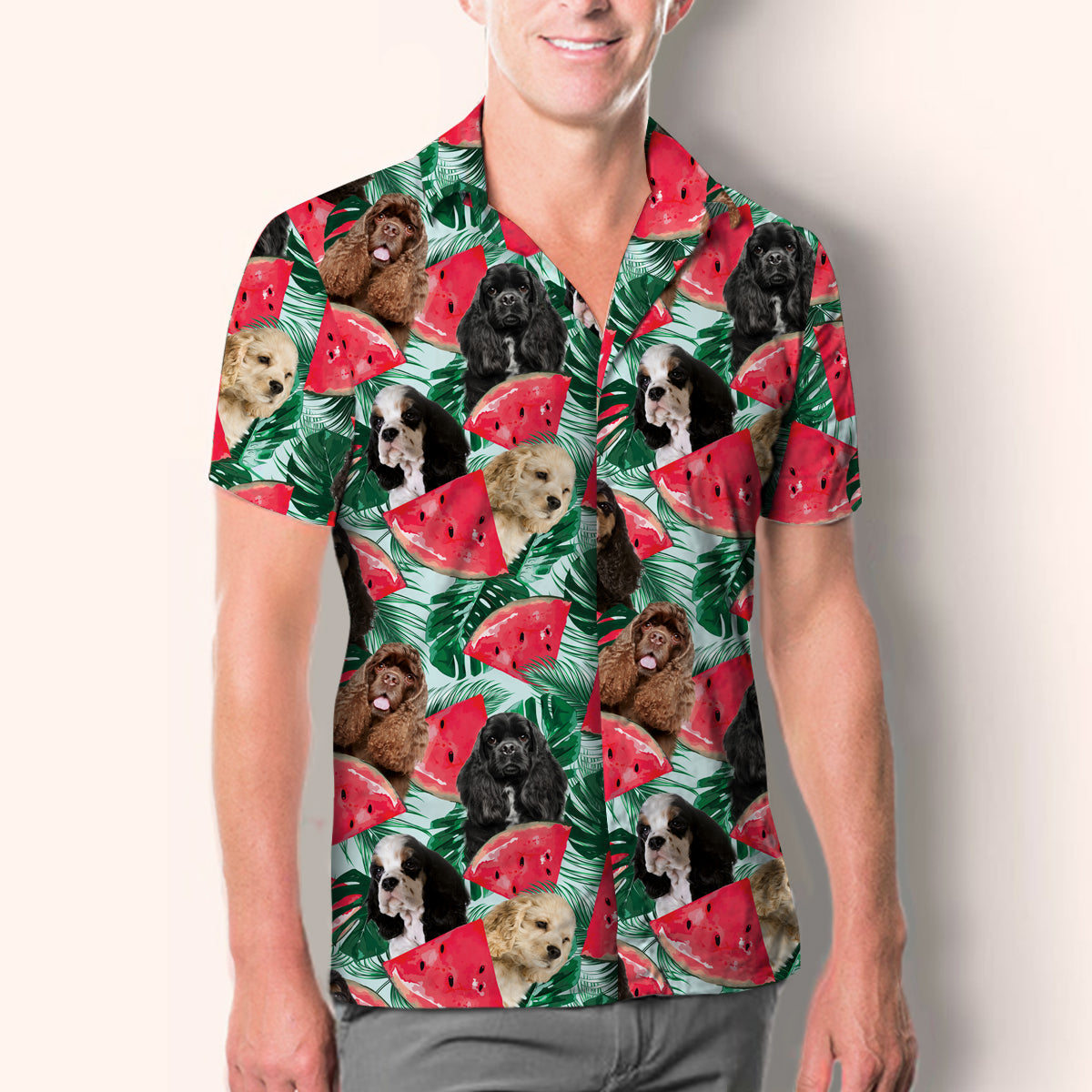 American Cocker Spaniel - Hawaiian Shirt V4