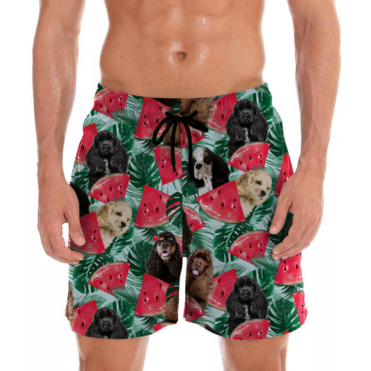 American Cocker Spaniel - Hawaiian Shorts V4