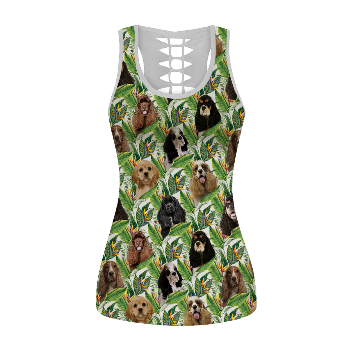 American Cocker Spaniel - Hawaiian Tank Top V3