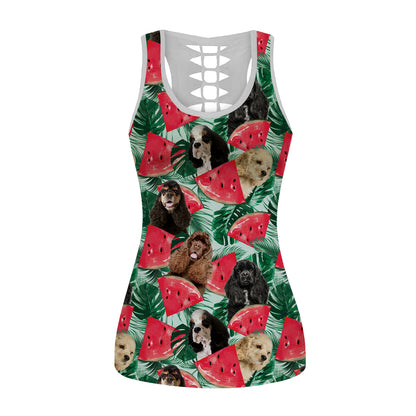 American Cocker Spaniel - Hawaiian Tank Top V4